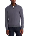 The Men's Store At Bloomingdale's Cashmere Half-zip Sweater - Exclusive In Purple