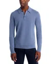 The Men's Store At Bloomingdale's Cashmere Three Button Polo Sweater In Blue