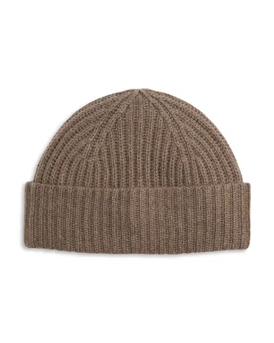 The Men's Store At Bloomingdale's Chunky Ribbed Knit Beanie In Brown