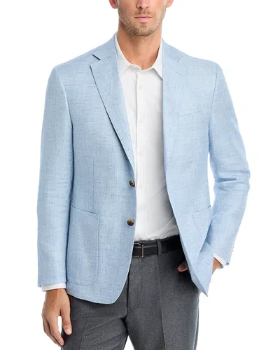 The Men's Store At Bloomingdale's Classic Fit Hopsack Soft Jacket In Blue