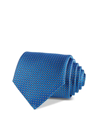 The Men's Store At Bloomingdale's Classic Geo Dot Necktie - Exclusive In Navy/blue