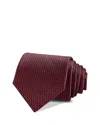 The Men's Store At Bloomingdale's Classic Geometric Necktie - Exclusive In Black/red