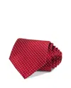 The Men's Store At Bloomingdale's Classic Micro Dot Necktie - Exclusive In Red