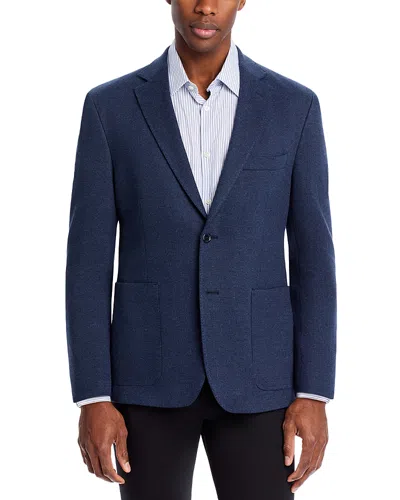 The Men's Store At Bloomingdale's Cotton & Linen Jersey Regular Fit Unstructured Sport Coat - Exclus In Blue