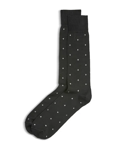 The Men's Store At Bloomingdale's Diamond Crew Socks - Exclusive In Black