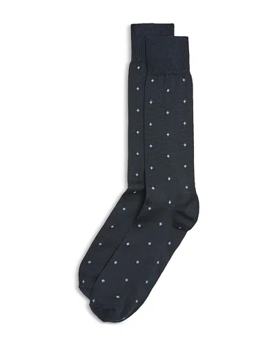 The Men's Store At Bloomingdale's Diamond Crew Socks - Exclusive In Blue