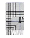 The Men's Store At Bloomingdale's Exploded Plaid Cashmere Scarf - Exclusive In Asphalt Gray