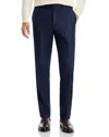 The Men's Store At Bloomingdale's Flannel Flat Front Trousers In Blue