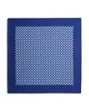 The Men's Store At Bloomingdale's Floral Medallion Silk Pocket Square - Exclusive In Blue