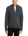 The Men's Store At Bloomingdale's Full Zip Cardigan Sweater In Gray