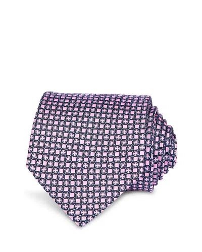The Men's Store At Bloomingdale's Geo Print Silk Neck Tie - Exclusive In Pink