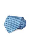 The Men's Store At Bloomingdale's Geometric Link Silk Tie - Exclusive In Blue