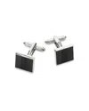 The Men's Store At Bloomingdale's Herringbone Square Cufflinks - Exclusive In Black/silver
