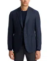 The Men's Store At Bloomingdale's Melange Boucle X-soft Jacket In Blue