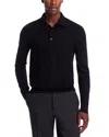 The Men's Store At Bloomingdale's Merino Wool Sweater Polo Shirt - Exclusive In Black