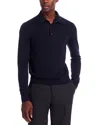 The Men's Store At Bloomingdale's Merino Wool Sweater Polo Shirt - Exclusive In Blue