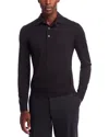 The Men's Store At Bloomingdale's Merino Wool Sweater Polo Shirt - Exclusive In Gray