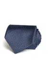 The Men's Store At Bloomingdale's Micro Harlequin Classic Tie - Exclusive In Navy