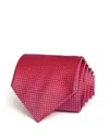 The Men's Store At Bloomingdale's Floral Medallion Neat Silk Classic Tie - 100% Exclusive In Red