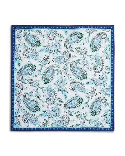 The Men's Store At Bloomingdale's Paisley Silk Pocket Square - Exclusive In Green