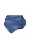 The Men's Store At Bloomingdale's Printed Silk Neck Tie - Exclusive In Blue