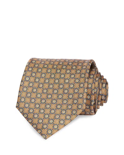 The Men's Store At Bloomingdale's Printed Silk Neck Tie - Exclusive In Gold