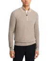 The Men's Store At Bloomingdale's Quarter Zip Pullover Sweater In Neutral