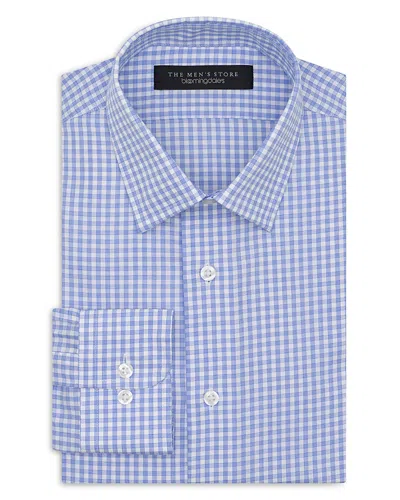 The Men's Store At Bloomingdale's Regular Fit Stretch Dress Shirt - Exclusive In Blue