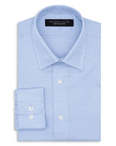 The Men's Store At Bloomingdale's Regular Fit Stretch Dress Shirt - Exclusive In Blue