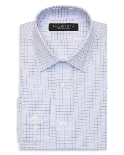 The Men's Store At Bloomingdale's Regular Fit Stretch Dress Shirt, Bloomingdale's Exclusive In Blue