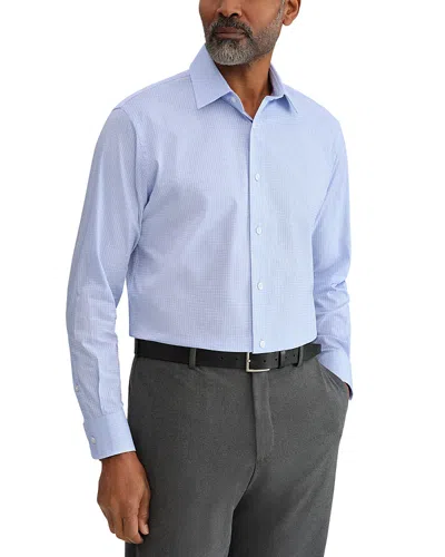 The Men's Store At Bloomingdale's Regular Fit Stretch Dress Shirt - Exclusive In Blue