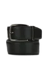 The Men's Store At Bloomingdale's Reversible Pebbled Texture Leather Belt - Exclusive In Black