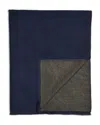 The Men's Store At Bloomingdale's Reversible Solid Scarf With Cut Fringe In Blue