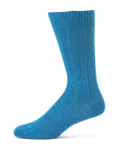 The Men's Store At Bloomingdale's Ribbed Crew Socks - Exclusive In Blue