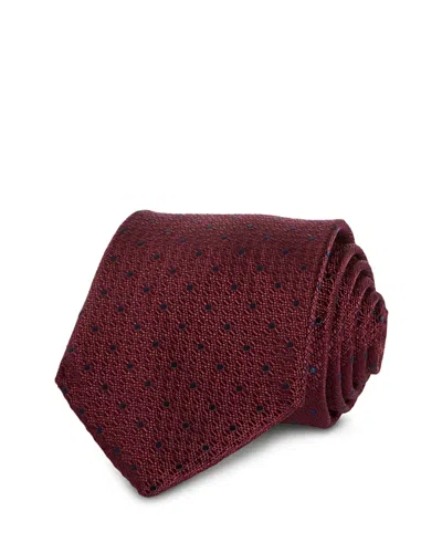 The Men's Store At Bloomingdale's Silk Classic Dot Tie - Exclusive In Burgundy