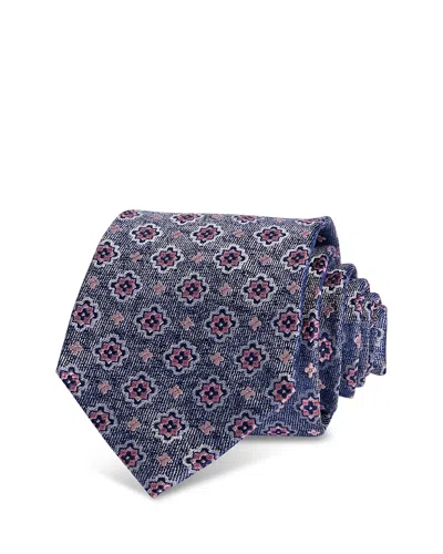 The Men's Store At Bloomingdale's Silk Classic Floral Medallion Tie - Exclusive In Gray