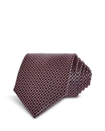 The Men's Store At Bloomingdale's Silk Classic Geometric Tie - Exclusive In Brown