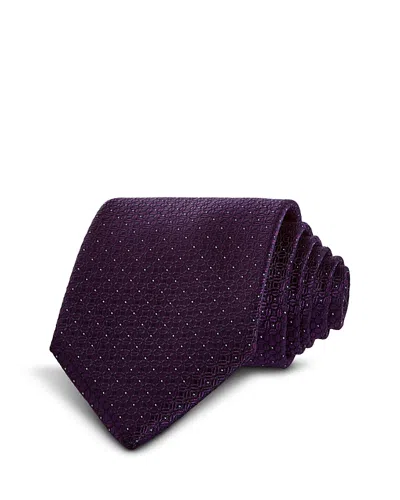 The Men's Store At Bloomingdale's Silk Classic Geometric Tie - Exclusive In Purple