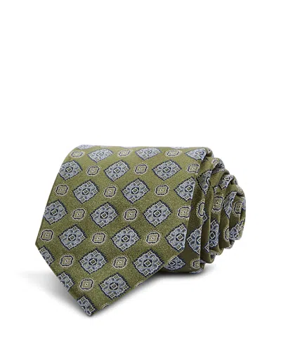 The Men's Store At Bloomingdale's Silk Classic Medallion Tie - Exclusive In Green