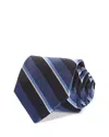 The Men's Store At Bloomingdale's Silk Classic Stripe Tie - Exclusive In Blue