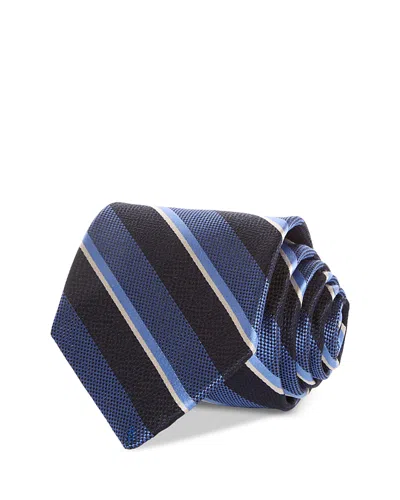 The Men's Store At Bloomingdale's Silk Classic Stripe Tie - Exclusive In Blue