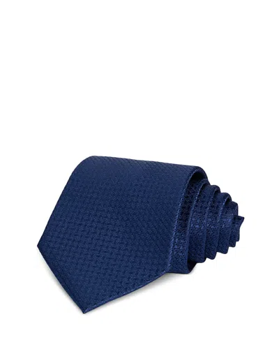 The Men's Store At Bloomingdale's Silk Classic Weave Pattern Tie - Exclusive In Blue