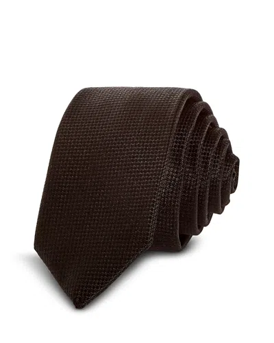 The Men's Store At Bloomingdale's Silk Skinny Solid Tie In Neutral