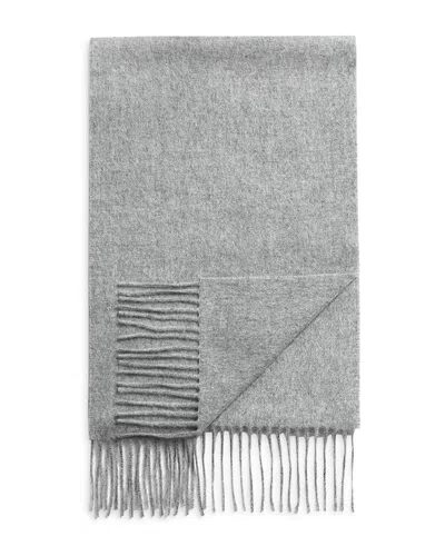 The Men's Store At Bloomingdale's Solid Cashmere Scarf - Exclusive In Light Gray