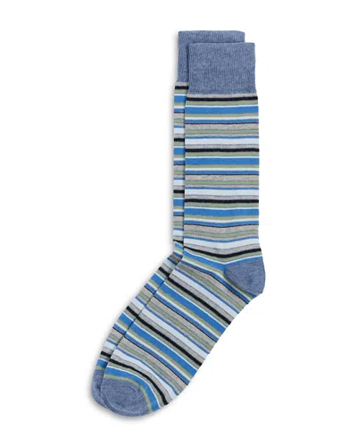 The Men's Store At Bloomingdale's Striped Crew Socks - Exclusive In Multi
