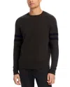 The Men's Store At Bloomingdale's Striped Sleeves Sweater In Brown
