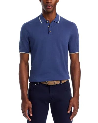 The Men's Store At Bloomingdale's Tipped Sweater Polo In Blue