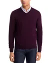 The Men's Store At Bloomingdale's V-neck Merino Sweater - Exclusive In Purple