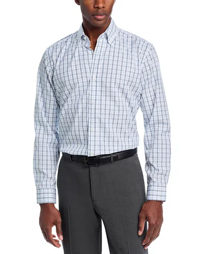 The Men's Store At Bloomingdale's Windowpane Button Down Shirt - Exclusive In Blue