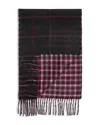 The Men's Store At Bloomingdale's Windowpane Reversible Cashmere Scarf - Exclusive In Black